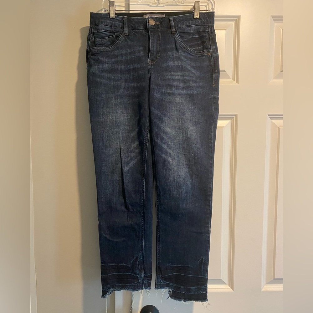 Democracy Abs Technology Mid Rise Jeans, size 4